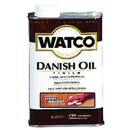 WATCO Transparent Light Walnut Oil-Based Danish Oil 1 qt A65541